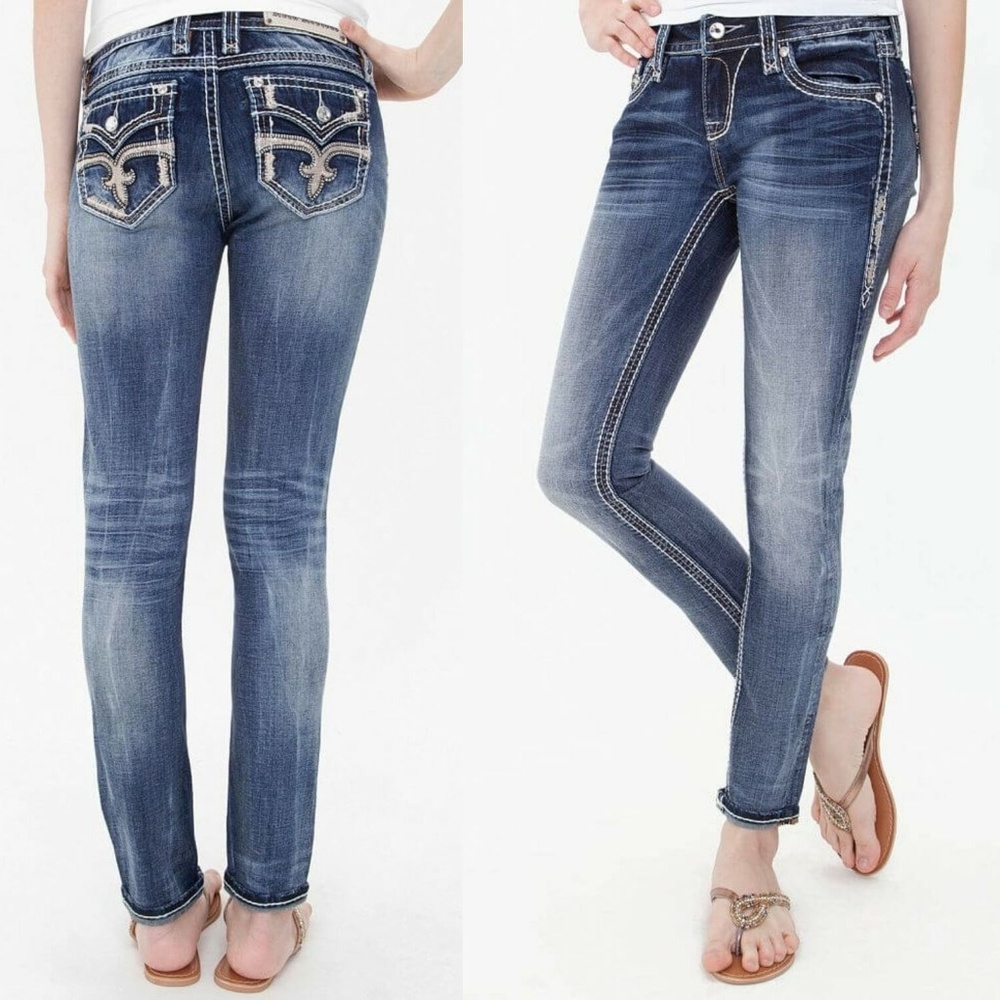 Rock Revival Shaina Ankle Skinny Jean HW7085 - Picture 1 of 7